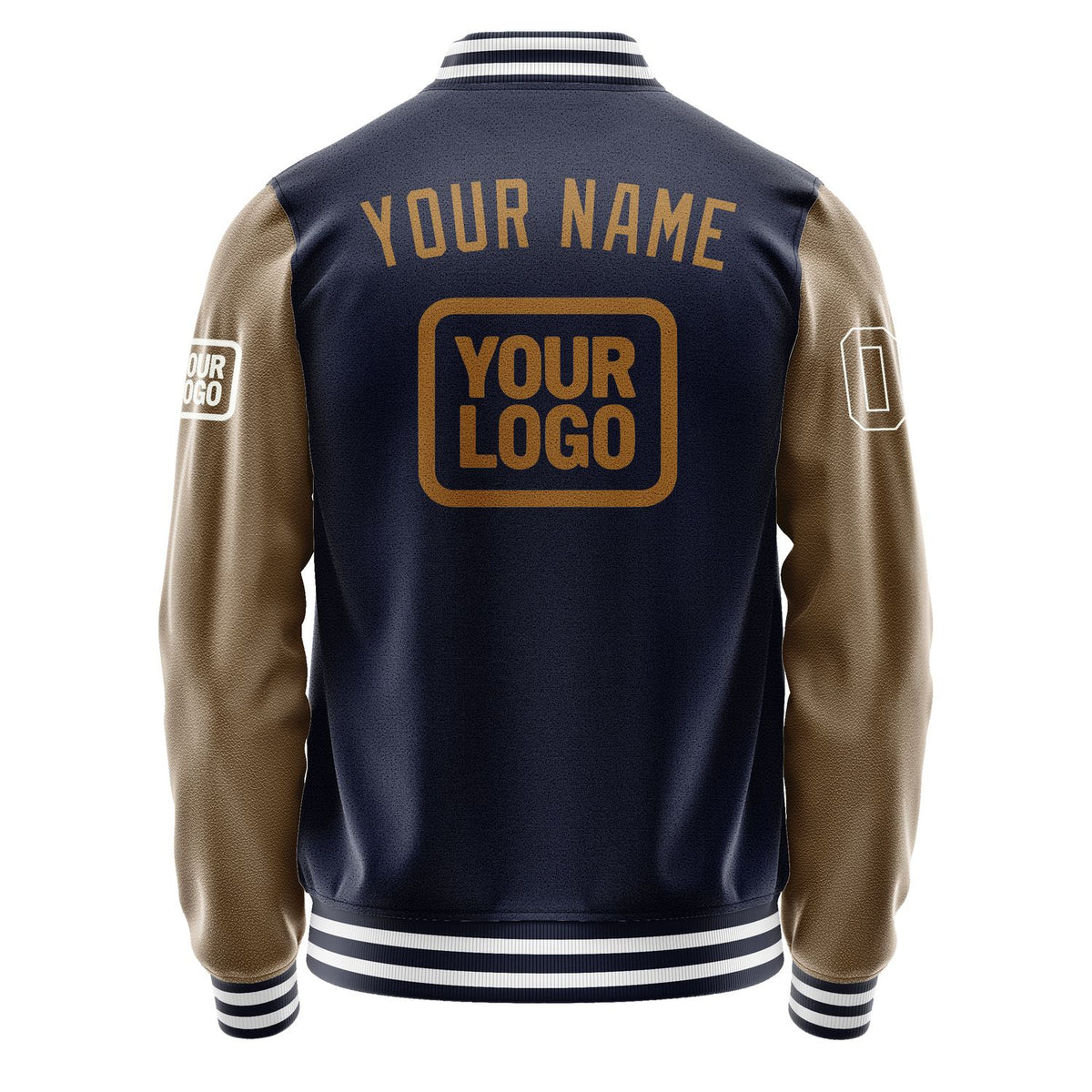 Custom Navy Khaki Jacket JA111122111818222218