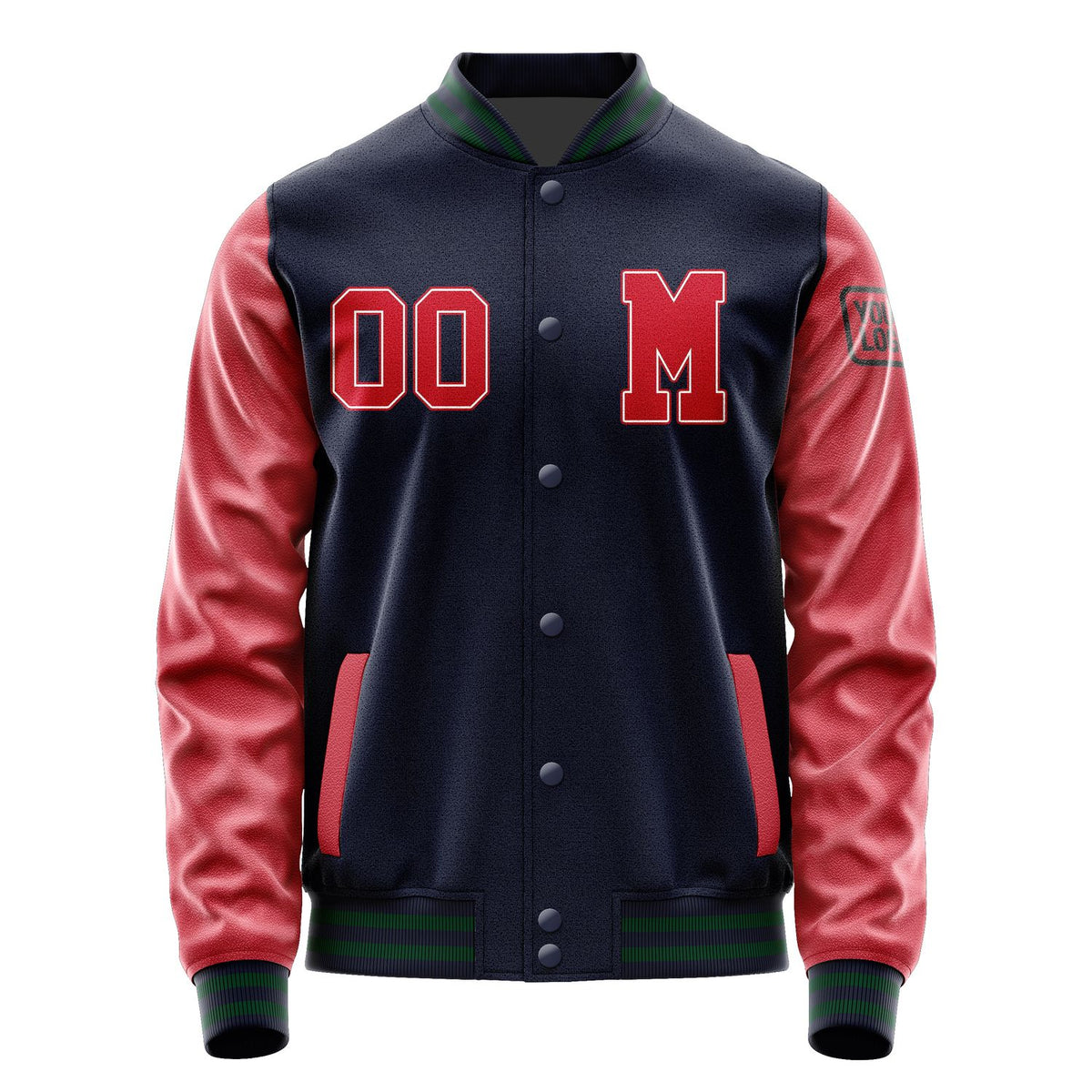 Custom Navy Red Jacket Jb1111141105141817